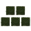 5Pcs High Realism Plastic Artificial Moss Mat for Indoor Outdoor Use 8