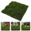 5Pcs High Realism Plastic Artificial Moss Mat for Indoor Outdoor Use 9