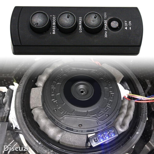 Ελεγκτής ήχου Subwoofer αυτοκινήτου Ενισχυτής αυτοκινήτου Ρυθμιστής ήχου ABS για πάρτι 1
