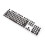 Round Keys PBT Gaming Keyboard Retro - black 2