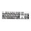 Round Keys PBT Gaming Keyboard Retro - black 4