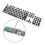 Round Keys PBT Gaming Keyboard Retro - black 6