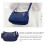 Women's Dark Blue Shoulder Bag 1 Pack Machine Washable 5