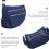 Women's Dark Blue Shoulder Bag 1 Pack Machine Washable 7