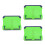 3Pièces Pupitre De Vert Pliable En ABS Portable Et Réglable 6