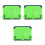 3Pièces Pupitre De Vert Pliable En ABS Portable Et Réglable 7