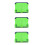 3Pièces Pupitre De Vert Pliable En ABS Portable Et Réglable 9