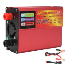 Inverter a batteria da 500 W, inverter di potenza a onda sinusoidale modificata, convertitore da CC a CA, display a LED, porte di ricarica rapida,