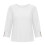 Women's White Eyelet Lace Tunic Top with Three-Quarter 4