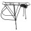 Heavy-duty rear bike rack with basket bracket 5