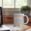 Creative Ceramic Coffee Cup with Geometric Pattern – Durable Daily Drinkware for Coffee, Tea & More, Compatible with Kitchen Use 5