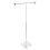 photobooth backdrop frame stand Adjustable Stainless Steel White 1Pack 3