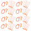 990Pcs String Fasteners Polyester Cord for Retail Garments 9