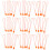 990Pcs String Fasteners Polyester Cord for Retail Garments 10