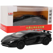 Interactive Light And Sound Diecast Car With Pull Back Motor Action And Open Door Design Collectible Toy For Boys Age3Years Old Up