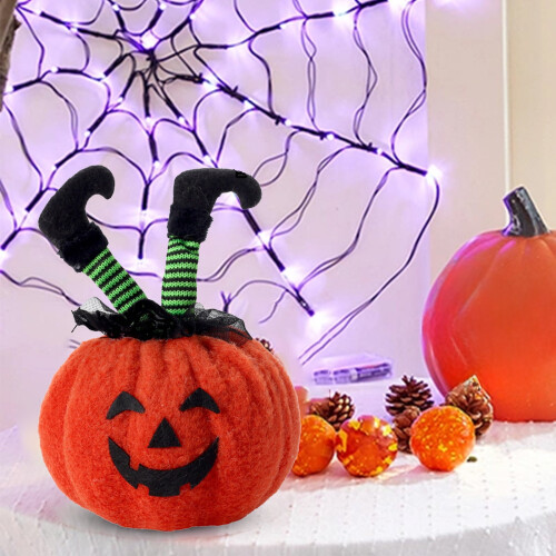 Halloween boszorkánylábak plüss dekoráció 1 pár 1