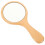 Handheld Hand Mirror Portable Khaki Wood Frame 1 Pack 4
