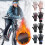 Winter Cycling Gloves Windproof Warm Touchscreen 1 Pair 8