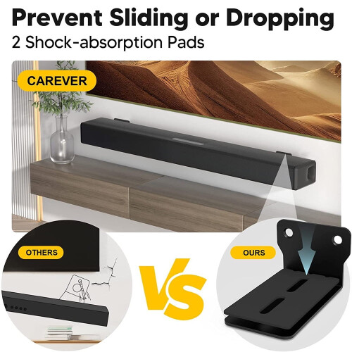Βάσεις Soundbar Universal για τοποθέτηση σε τοίχο, Βάσεις στήριξης ηχείου για τοποθέτηση 2