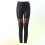 High Waisted Lace Panel Leggings Women Slimming Polyester 1 6