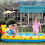 Inflatable Dinosaur Sprinkler Pool for Kids 3-in-1 2
