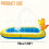 Inflatable Dinosaur Sprinkler Pool for Kids 3-in-1 5