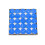 AuroraX Tea Lights Candles Blue 50 Pcs 4