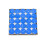 AuroraX Tea Lights Candles Blue 50 Pcs 5