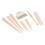 Natural Material Wood Crochet Needle Set Smooth Surface Durable Hand Loom Stick Tools For Creative Projects 5