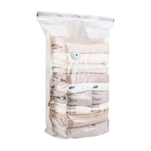 Vacuum Compression Bags, No-Pump Needed, Space-Saving, Durable, Travel and Closet Storage Solution 1