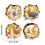Easter 3D Window Decals Bunny Egg Clings 4 PCS 4