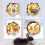Easter 3D Window Decals Bunny Egg Clings 4 PCS 5