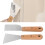 Stainless Steel Putty Scraper Set Wood Handle 2-Piece 2