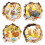 Easter 3D Window Decals Bunny Egg Clings 4 PCS 8