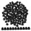 100 PCS Hexagonal Bolt Covers Protection Caps for Screws Black 6