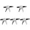 5Pièces Pistolet À Colle Chaude Multi-Usage Pp+fibre Pour Bricolage 4