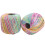 2 Rolls Fine Cotton Yarn Segmental Dyed Silk Thread for Crochet and Knitting Projects Type 10 5