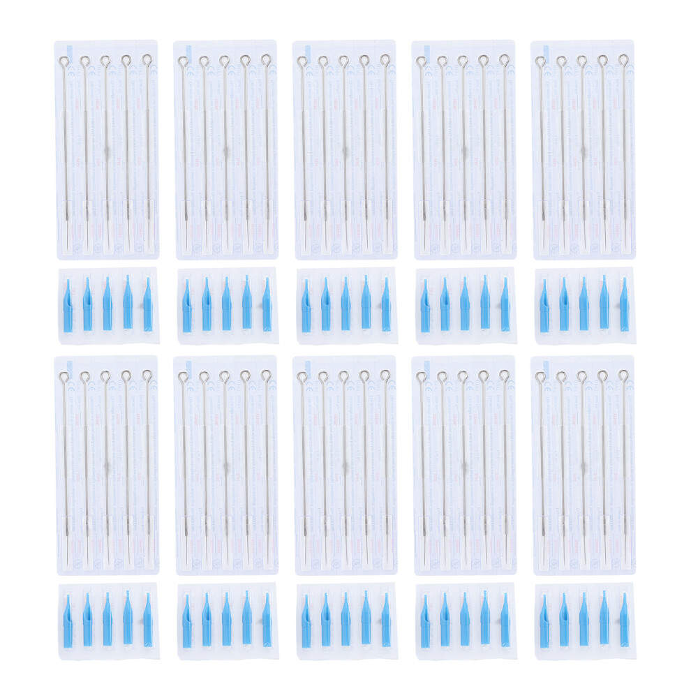 Round Liner Shader Magnum Needles, Professional Tattoo Kit, 50pcs Individually Packaged Medical Grade Stainless Steel Needles, Safe And Hygienic For