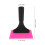 Car Squeegee No Trace Windshield Foam Snow Brush for Foldable Adjustable Rosy 2