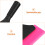 Car Squeegee No Trace Windshield Foam Snow Brush for Foldable Adjustable Rosy 3