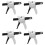 5Pièces Pistolet À Colle Chaude Multi-Usage Pp+fibre Pour Bricolage 9