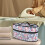 Axolotl Flower Garden Polyester Steamer Storage Bag 2