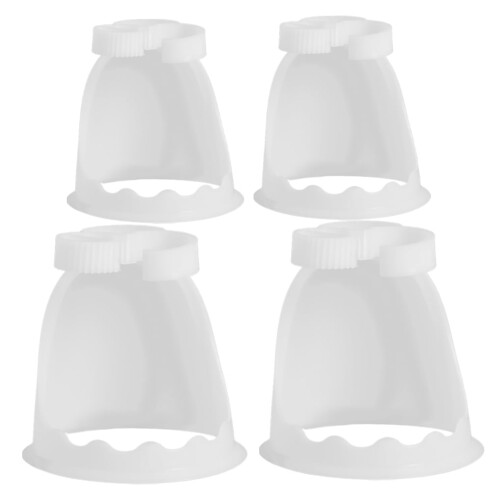 Flower Liner Base for Bouquet 4 pcs white 16x15.5 cm 2