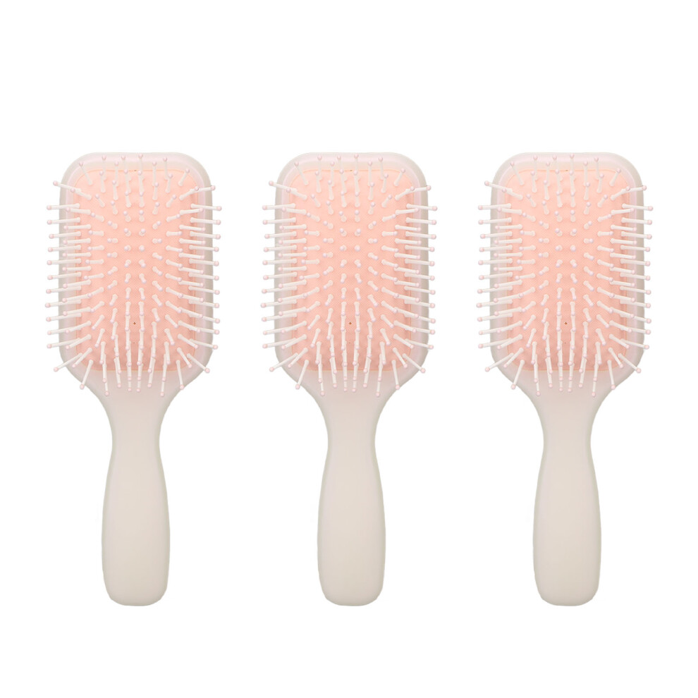 Anti Static Styling Paddle Brush, Scalp Massage Detangler With Flexible Nylon Bristle For Quick Blow Drying, Promote Healthy Hair And Natural Shine