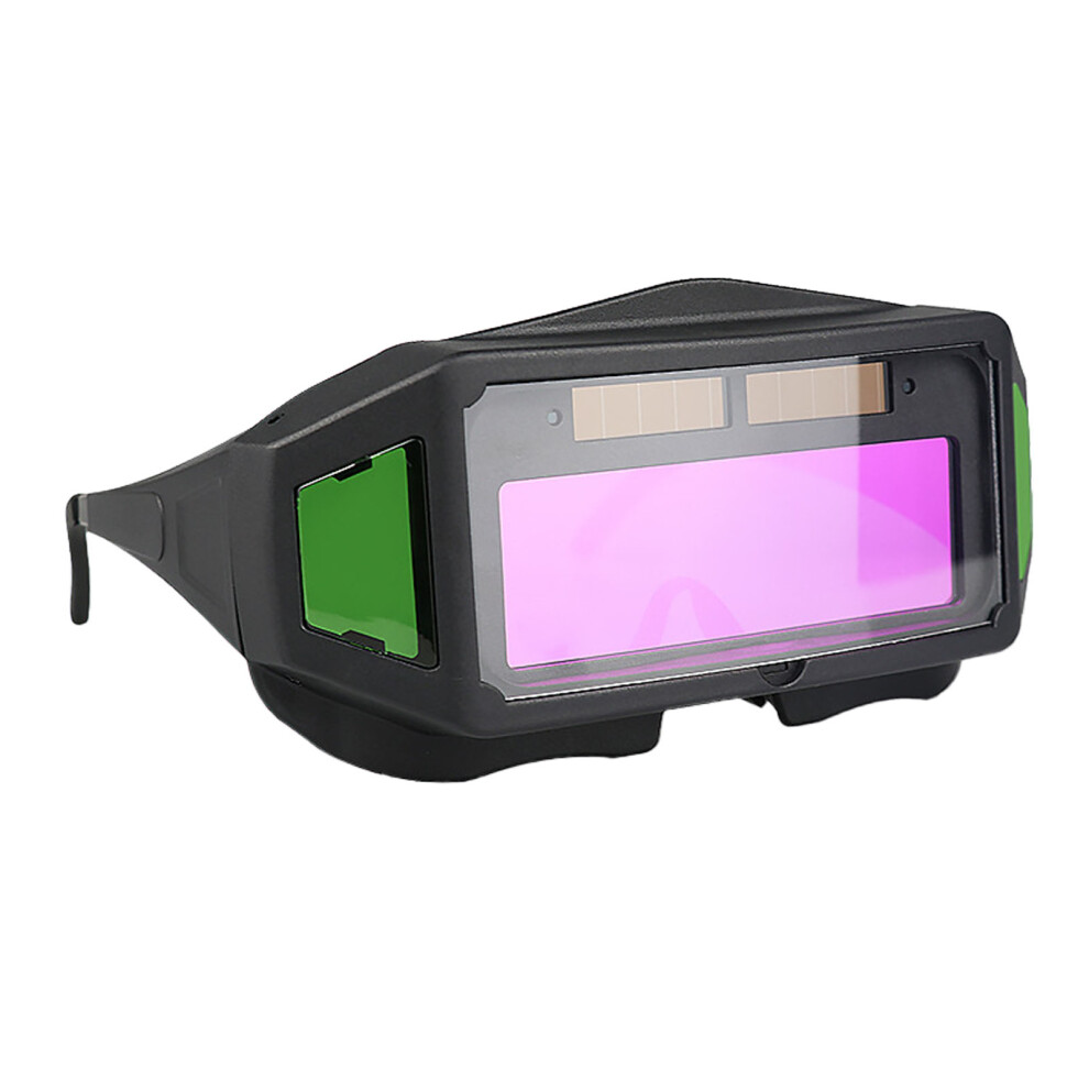Ventilation Design Welding Goggles Auto Darkening Solar Powered Uv Resistant Anti Glare Panoramic View Adjustable Frame2sensors Lightweight For Mma 9489952110127
