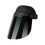 Welding Face Adjustable Comfortable Face Cover for Work Paint Logging dark green 2