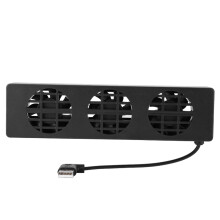 Ventilateur de refroidissement externe portable, design compact, socle de refroidissement, installation facile (Plug and Play), système de