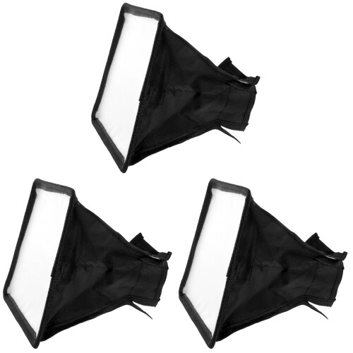 3Pièces Diffuseurs Flash Photo Softbox Portable Coloré 1