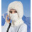 Conjunto feminino 3 em 1: gorro, cachecol e máscara de tricô com forro de lã. 2