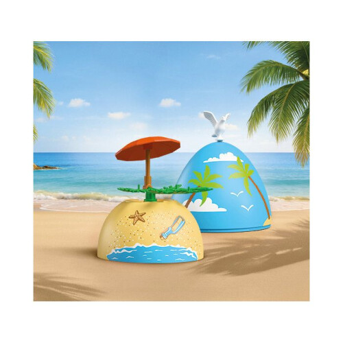 PLAYMOBIL Playmobil 72101 Ei 2in1: Strandurlaub 2